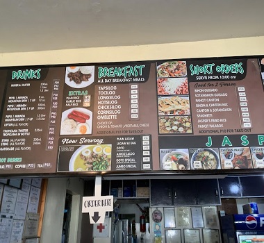 長灘島當地傳統小吃：Jaspers Boracay 快餐店