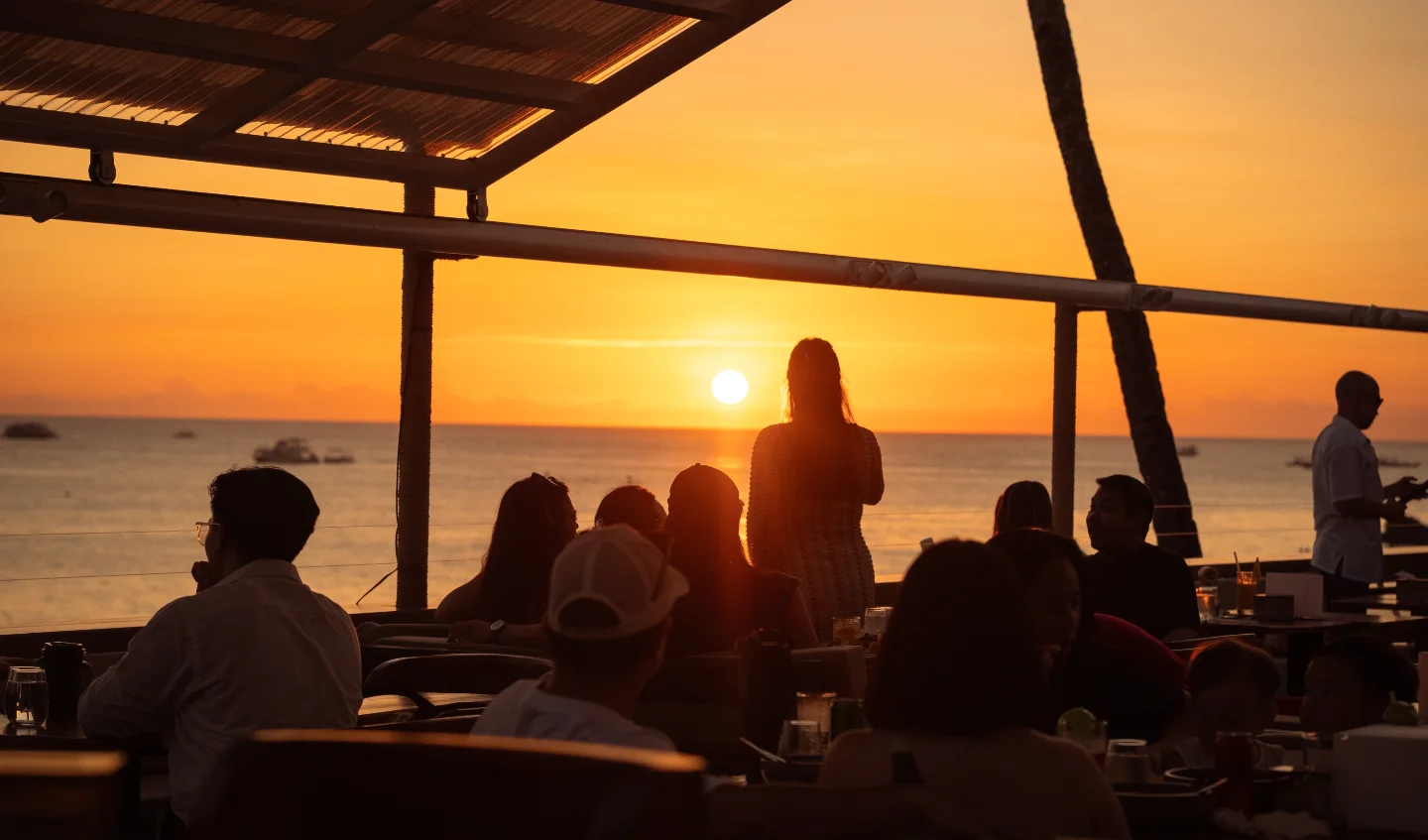 Cafe Uno Boracay 夕陽天台海景