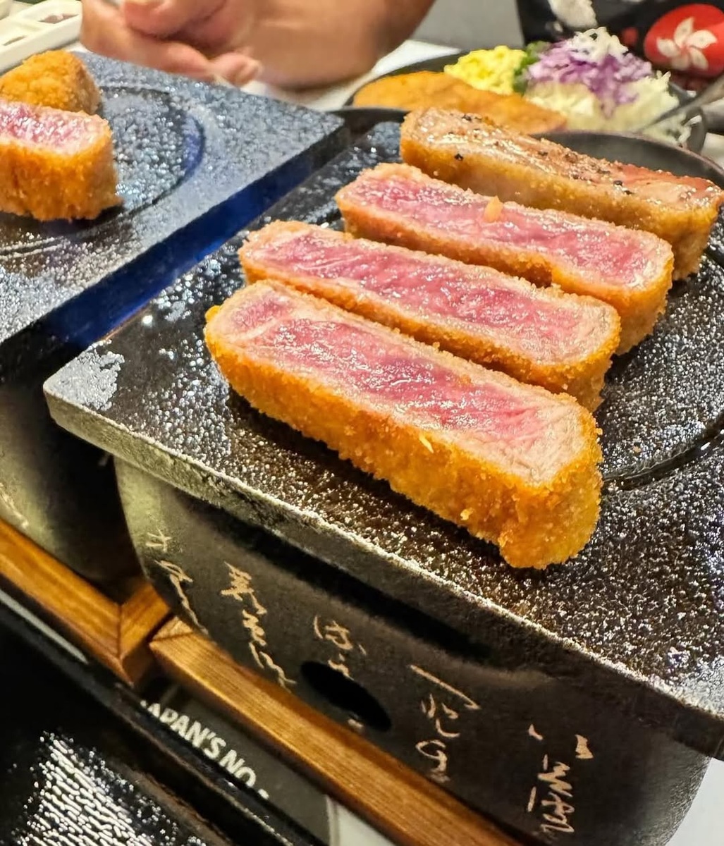 Gyukatsu 日式炸牛排烤盤加熱