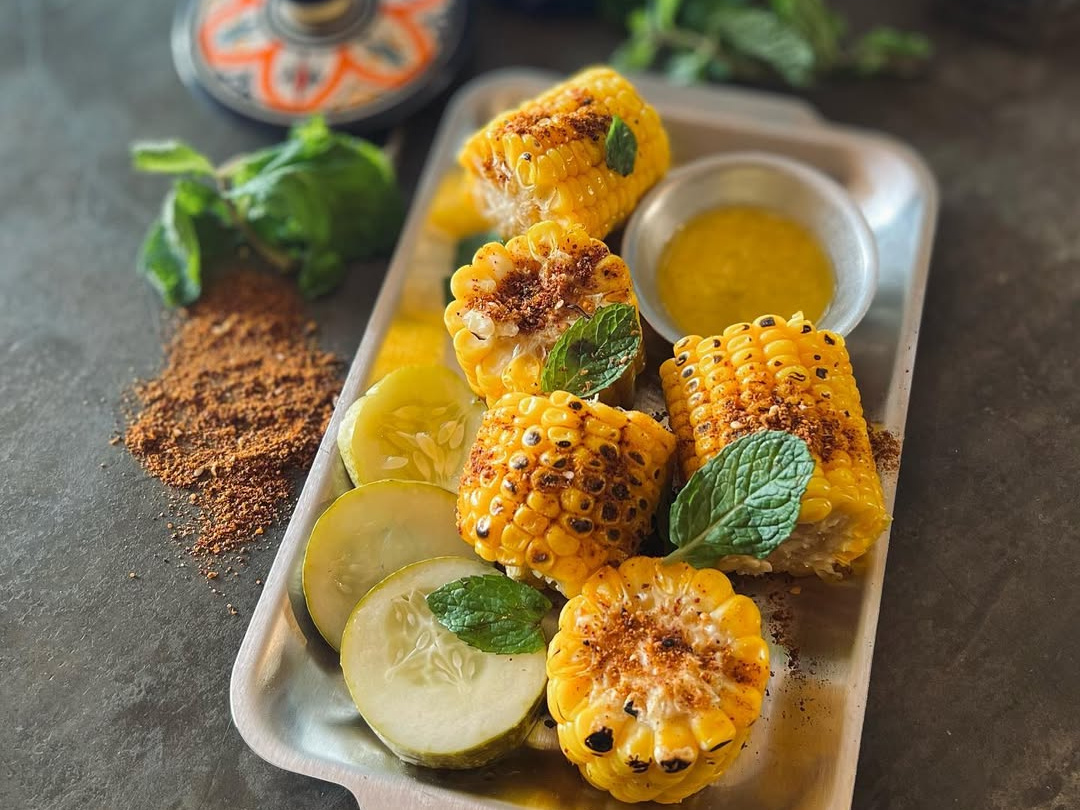 Meze Wrap Grilled Corn