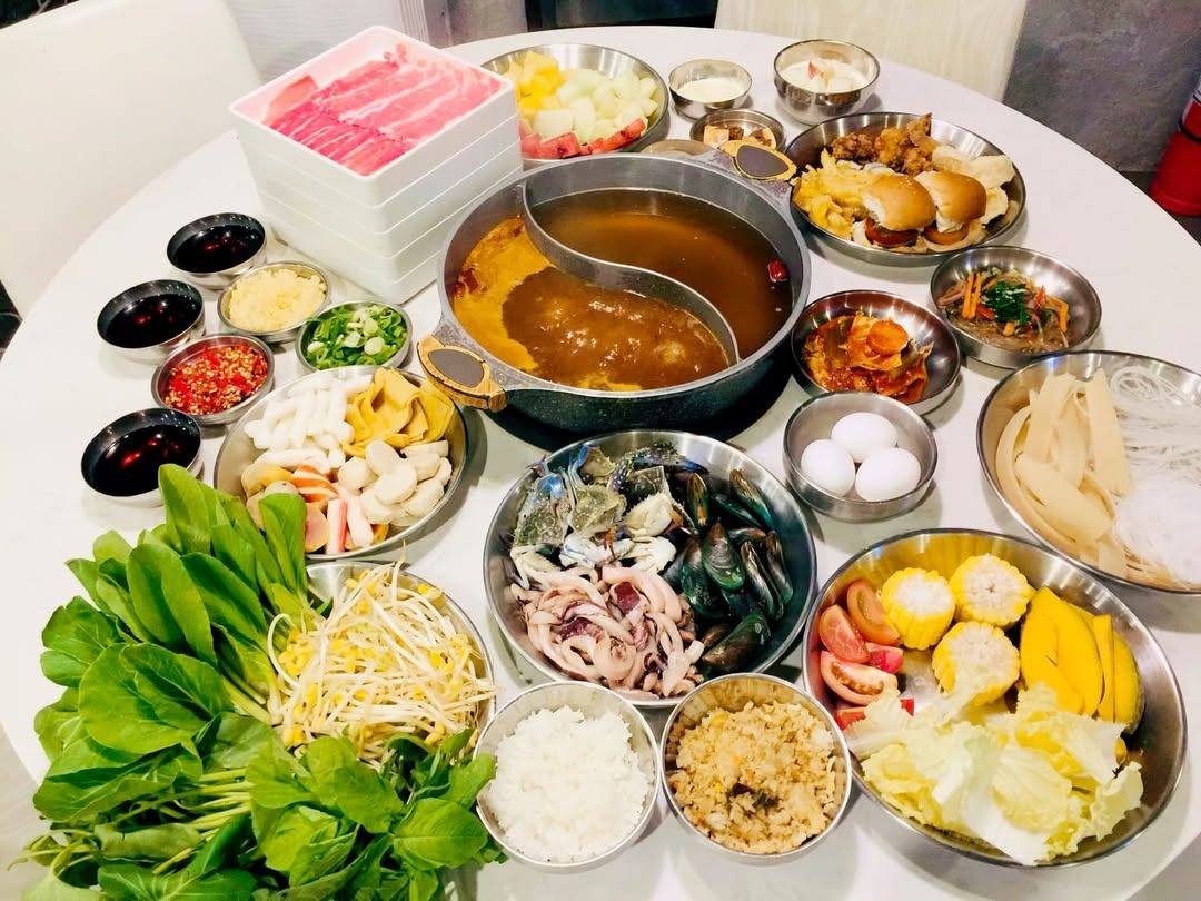 火鍋王 Shabu Khan 長灘島 火鍋食材整桌