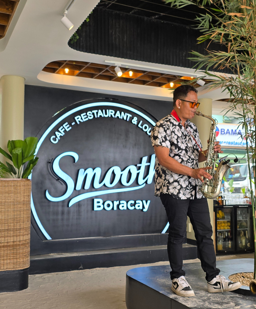 Smooth Cafe Boracay 薩克斯風現場演奏